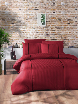 Комплект постельного белья из ранфорса Elegant Red Karven